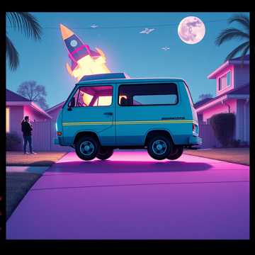 Minivan To The Moon Cover