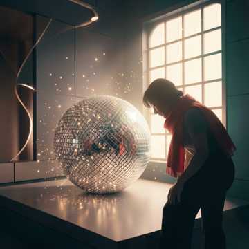 Mirrorball Smile Cover